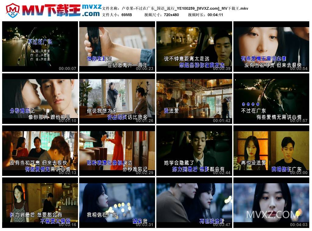 卢章果-不过在广东_国语_流行_YE100259